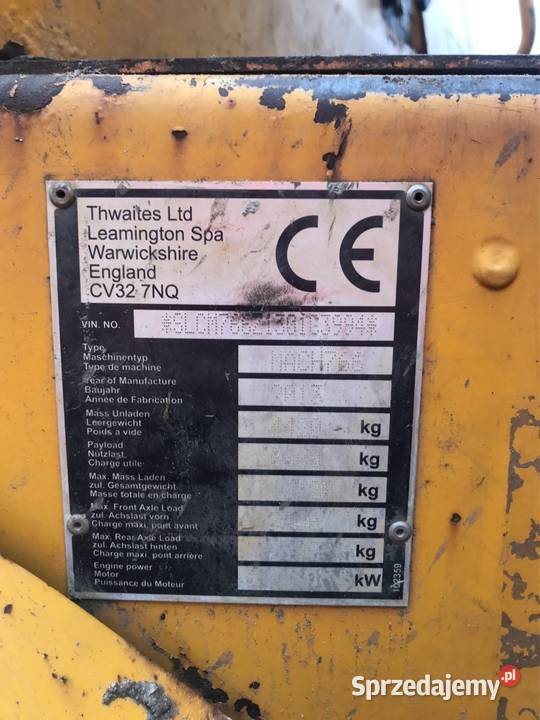 Wozidło budowlane 6 t 2632h