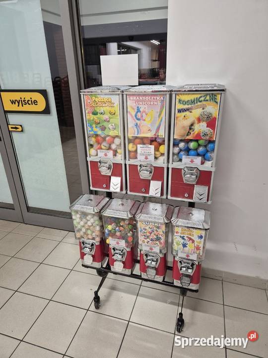 Automat Sprzedający kulki kapsuły Wynajem Poznań