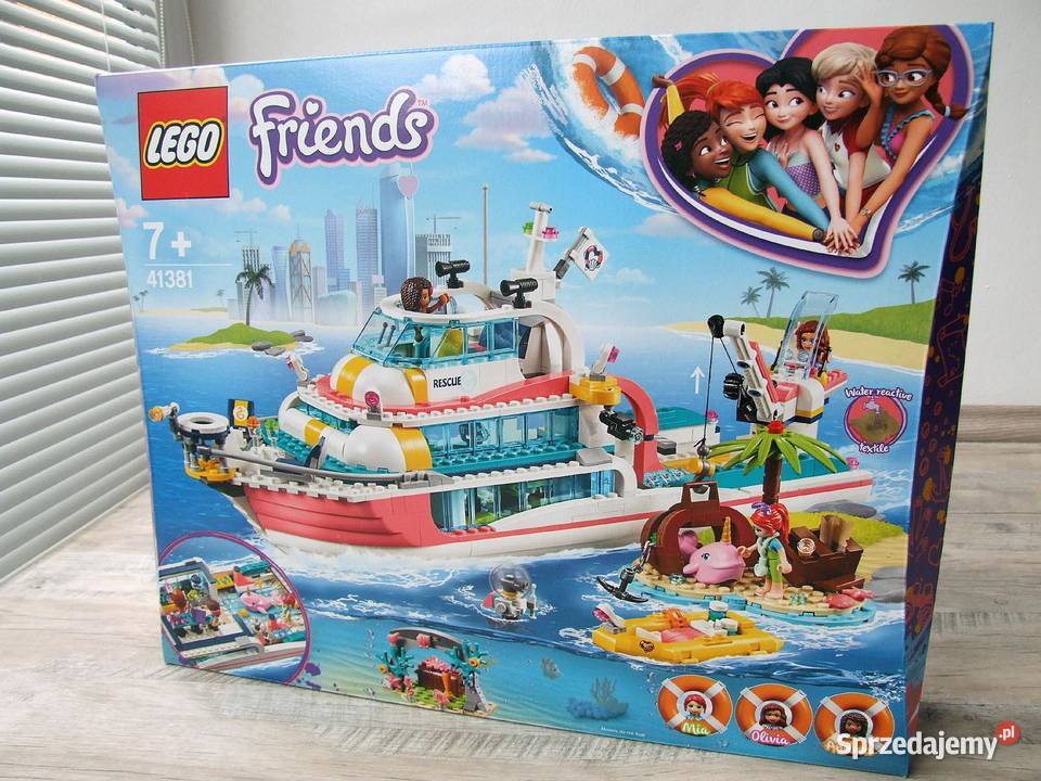 LEGO Friends 41381 Łódź ratunkowa NOWE Wyśmierzyce