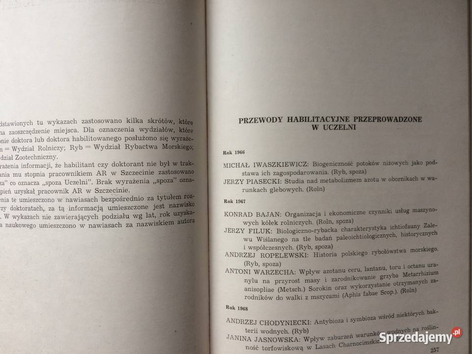 3289 XXV Lat Akademii Rolniczej W Szczecinie Szczecin