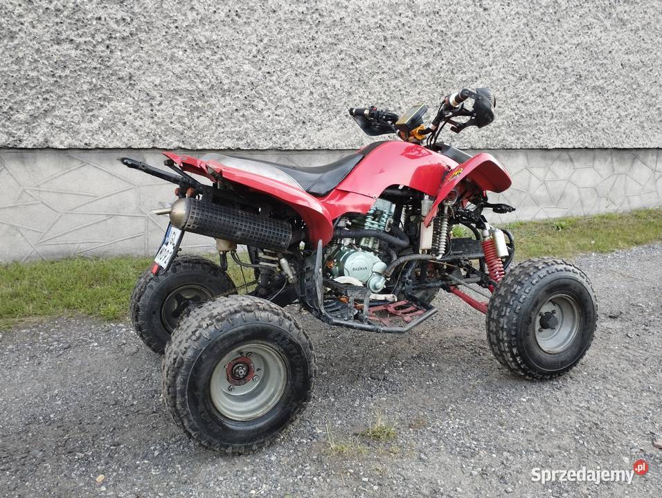 Quad atv Bashan 200 zarejestrowany stan śląskie