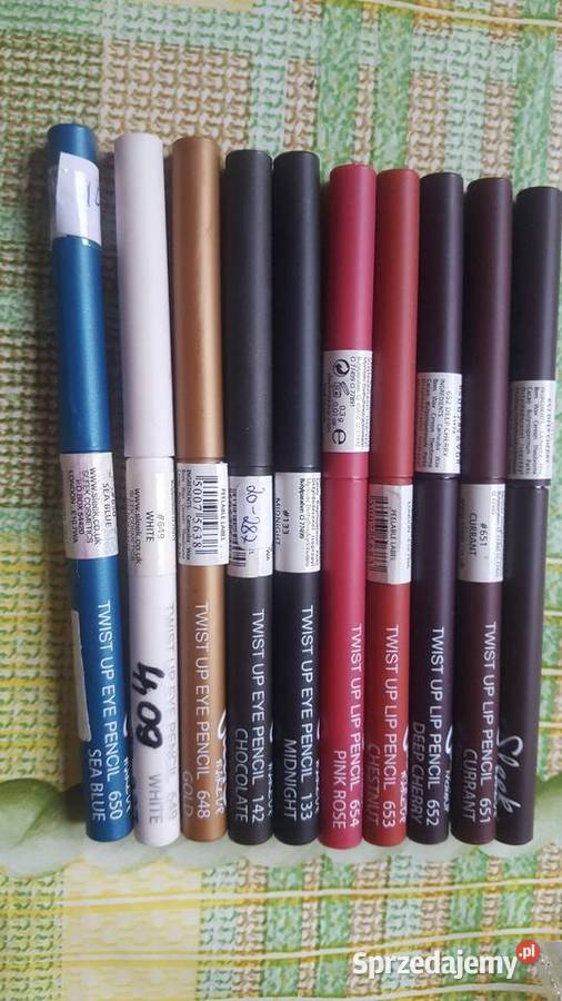 Kredki twist up eye pencil marki SLEEK Stalowa Wola sprzedam