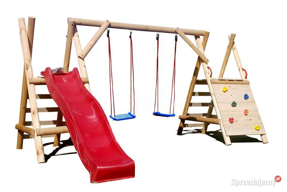 Plac Zabaw do Ogrodu OLAF Ścianka Huśtawki Ślizg Zabawki ogrodowe Warszawa