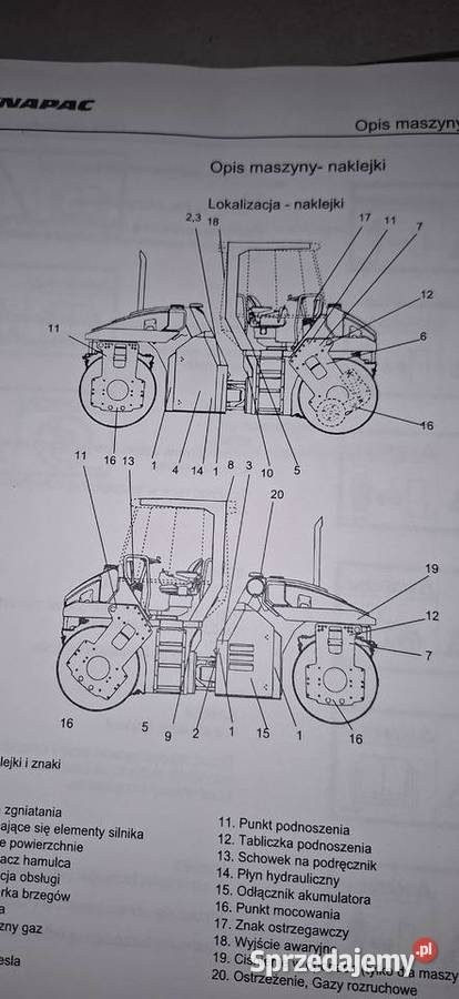 Dokumentacja serwisowa Dynapac CC422HF Kalisz