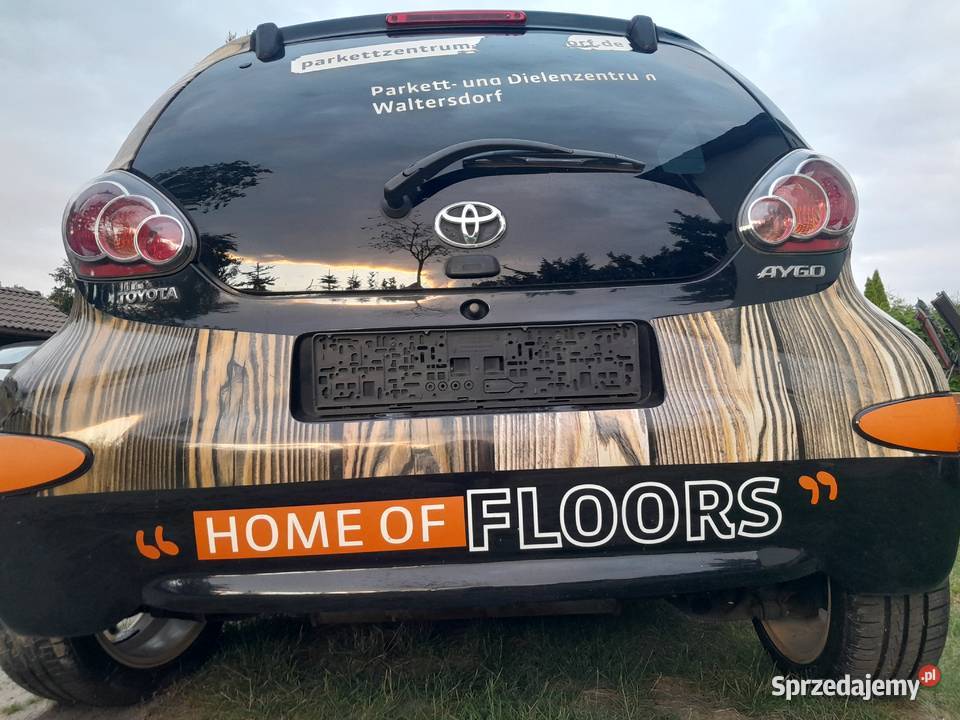 Toyota Aygo 10 benzyna 2014r z de klima skóra ABS Wronki