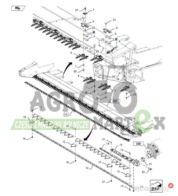 87538871 PODKŁADKA REGULACYJNA KOSY 15mm CNH Wichrów