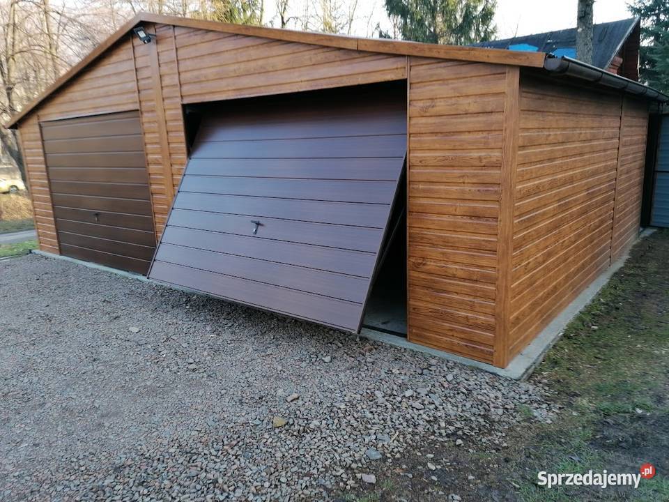 Wielostanowiskowy GARAŻ BLASZANY ZŁOTY DĄB Tychy