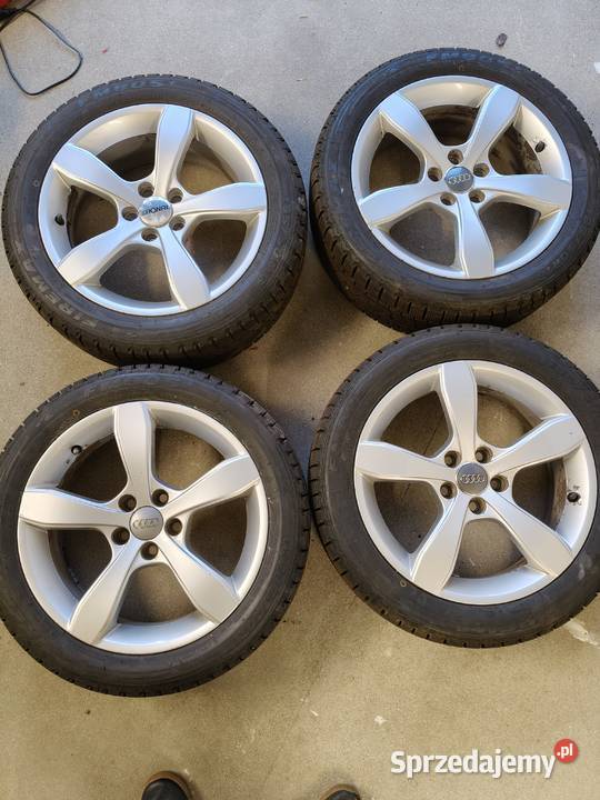 Felgi Audi 5x100 nowe opony zima dolnośląskie Wałbrzych