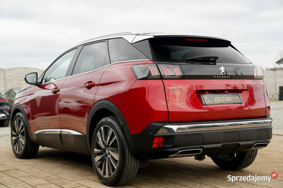 Peugeot 3008 GT ful led skóra masaze ACC kamery lakier metallic Otmuchów