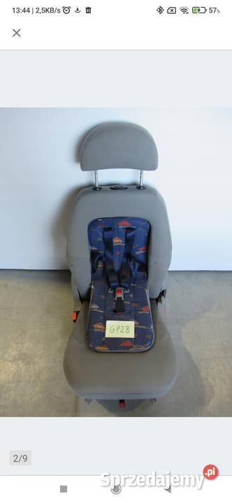 Fotel rozkładany dziecka Seat Alhambra I Toruń