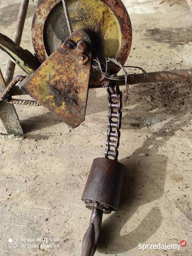Wciągarkażuraw budowlany ŻBa 015 PRL nie Rybnik
