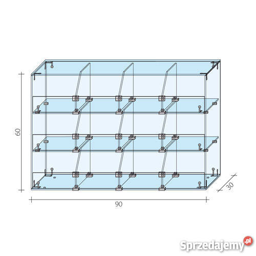 Gablota cukiernicza cukiernik witryna Kielce