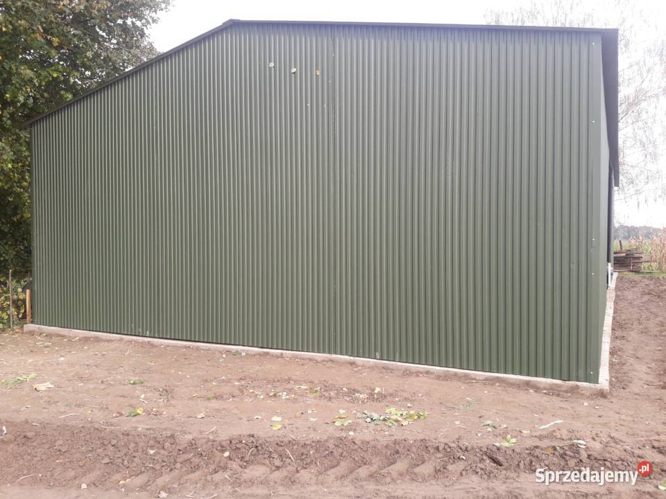 D87 Garaż Blaszany 14x6 HALA Magazyn na maszyny Nieruchomości Wieliczka