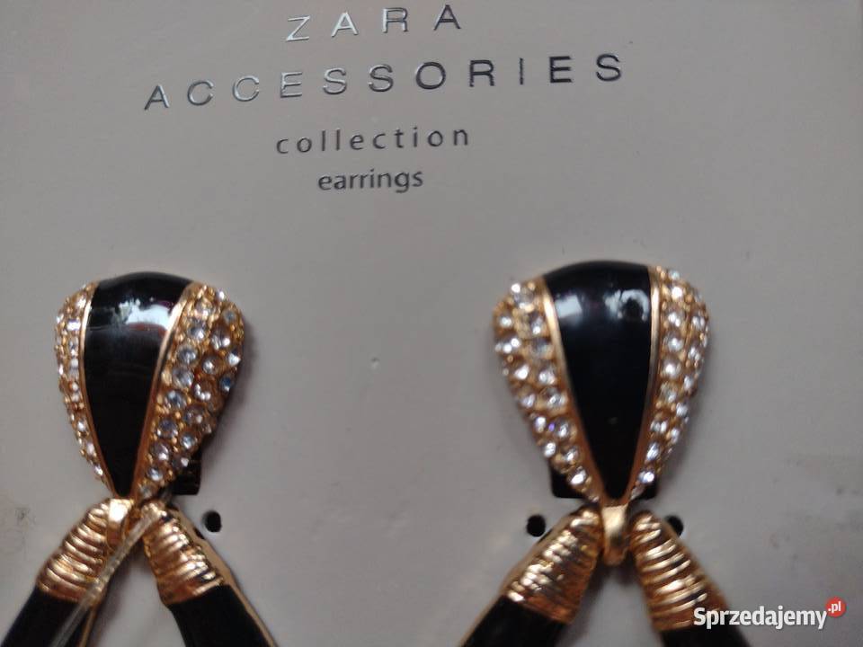 ZARADuże wytworne kolczyki wieczorowe z Kraków sprzedam