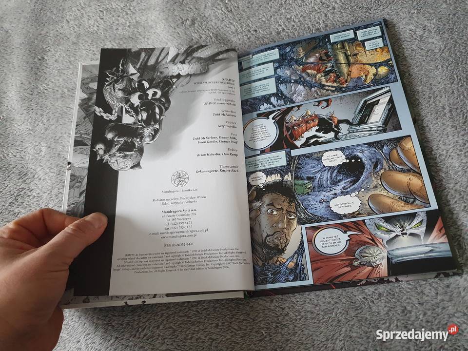 Spawn tom 2 wydanie kolekcjonerskie w sztywnej Gdynia