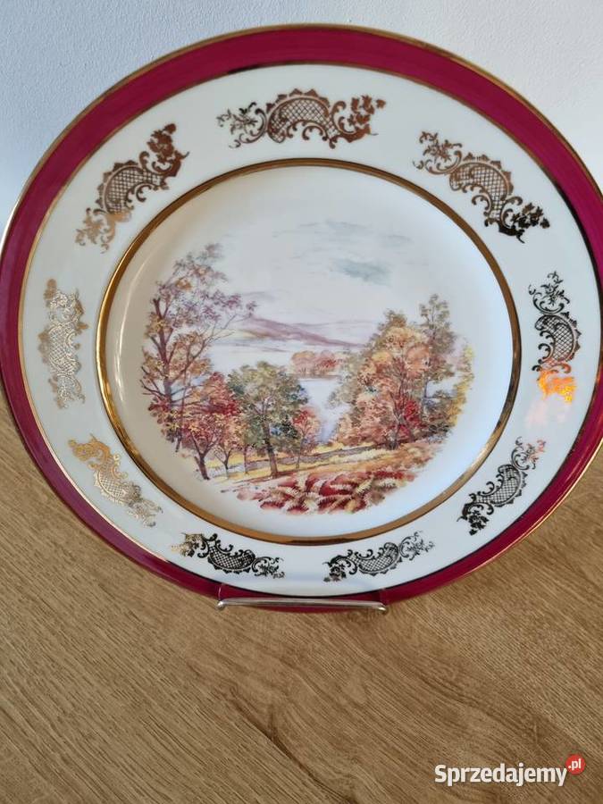 Talerz dekoracyjny odobny kolekcjonerski Limoges
