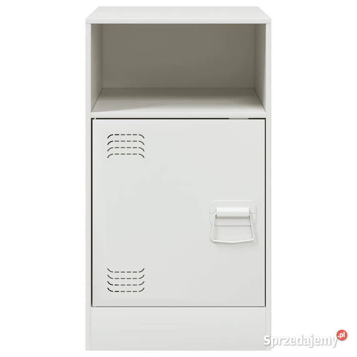 Szafki nocne 2 białe 345x39x62 stal WM841774 mazowieckie Warszawa sprzedam