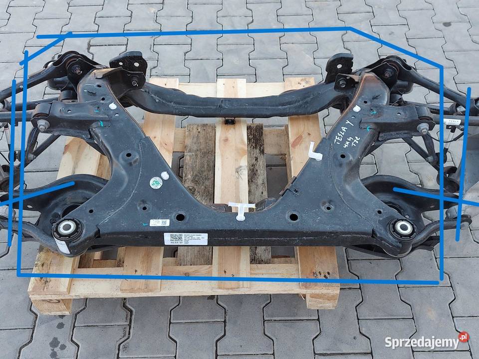 TESLA MODEL Y 2022r BELKA ZAWIESZENIA SANKI TYŁ