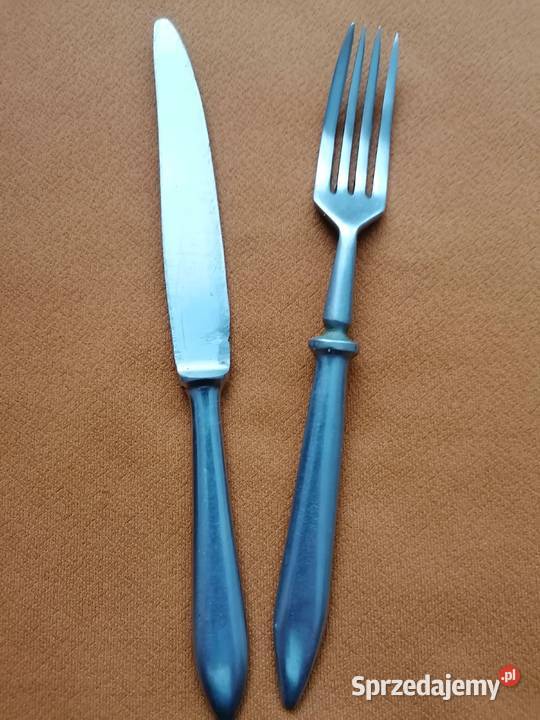 Nóż stołowy i widelec nierdzewneciężkie Łódź