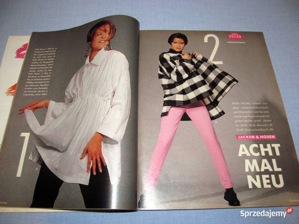 Carina Burda 101991 Moda młodzieżowa z wykrojami kujawsko-pomorskie Skępe