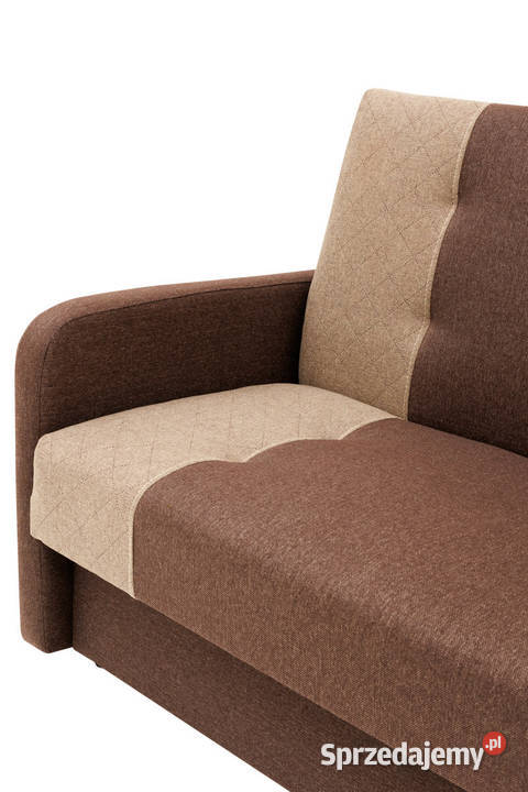 Wersalka Tapicerowana Brązowa DARIA II Niebylec