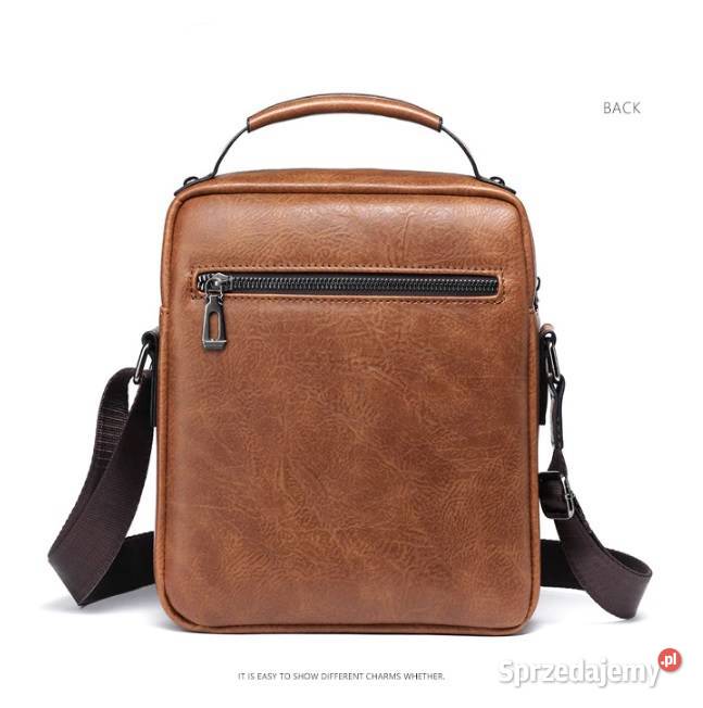 Torba na ramię męska skórzana saszetkado Piła sprzedam