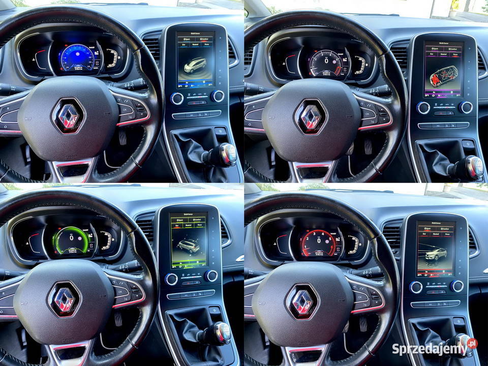 Piękny Renault Grand Scenic 12TCe 132 2018 BORDO Rok produkcji 2018 Grand Scenic lubelskie Łuków