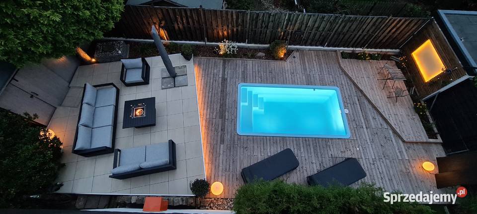 Basen ogrodowy gotowy 45x24 baseny z laminatu Opole