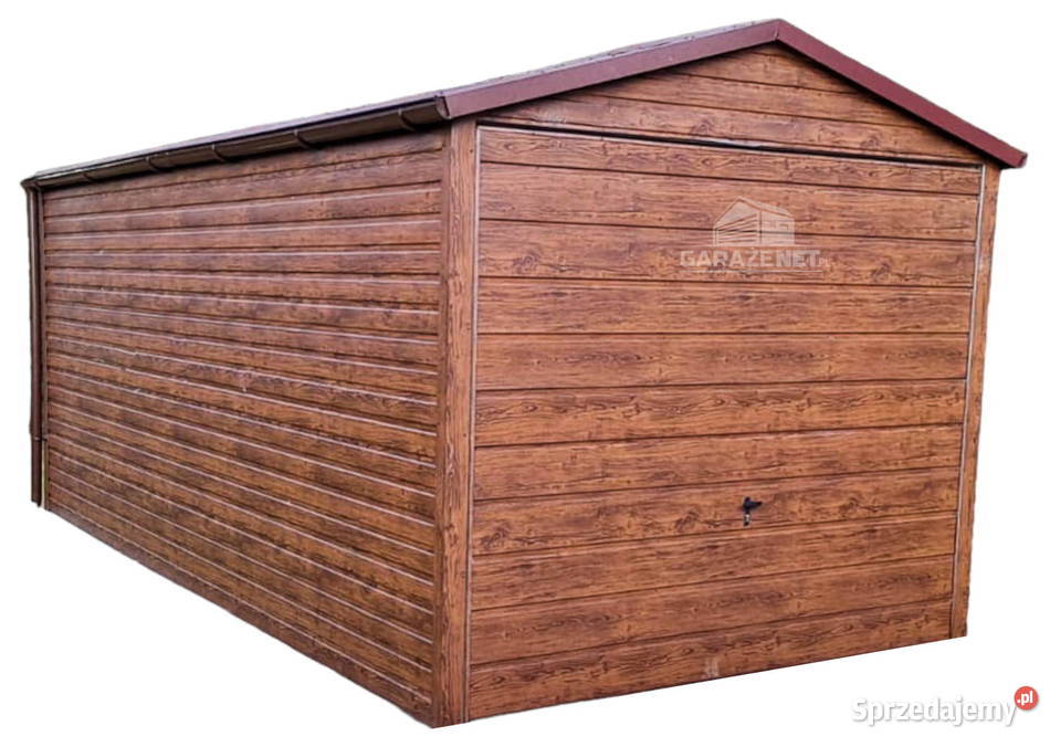 GARAŻ BLASZANY 3m x 6m DWUSPAD BRAMA UCHYLNA Łapanów sprzedam