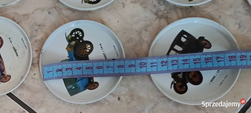 Kolekcjonerskie talerzyku z motywem starych małopolskie Tarnów