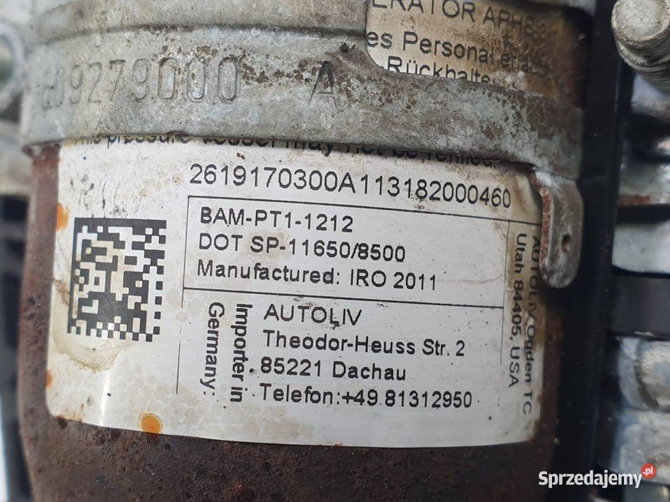 PODUSZKA AIRBAG AUDI A6 C7 4G8880204D Lipno