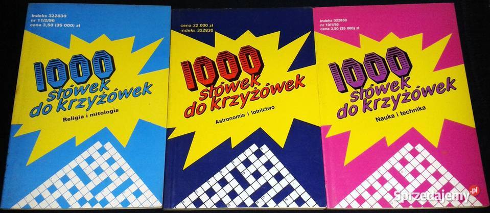 1000 słówek do krzyżówek 8 części lubelskie Chełm