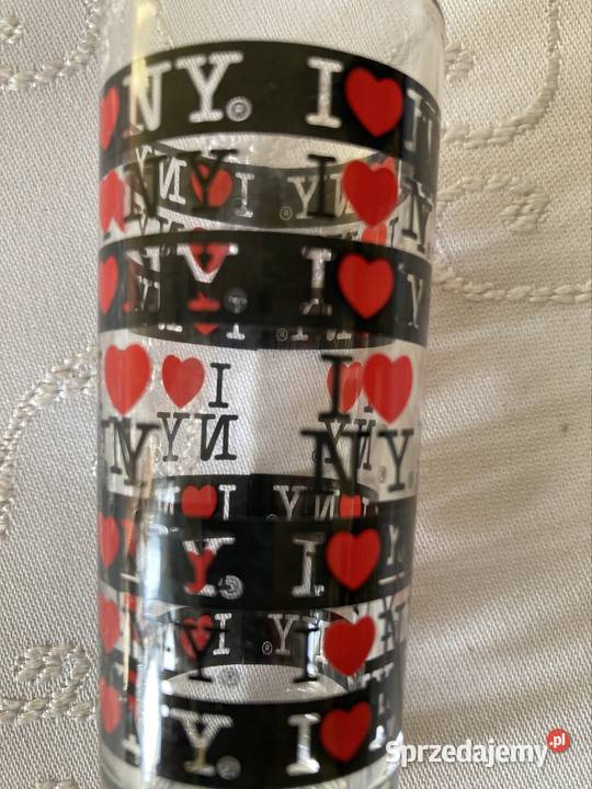 Kieliszek I Love NY USA Dekoracyjny Ozdobny przezroczysty Czerwionka-Leszczyny sprzedam