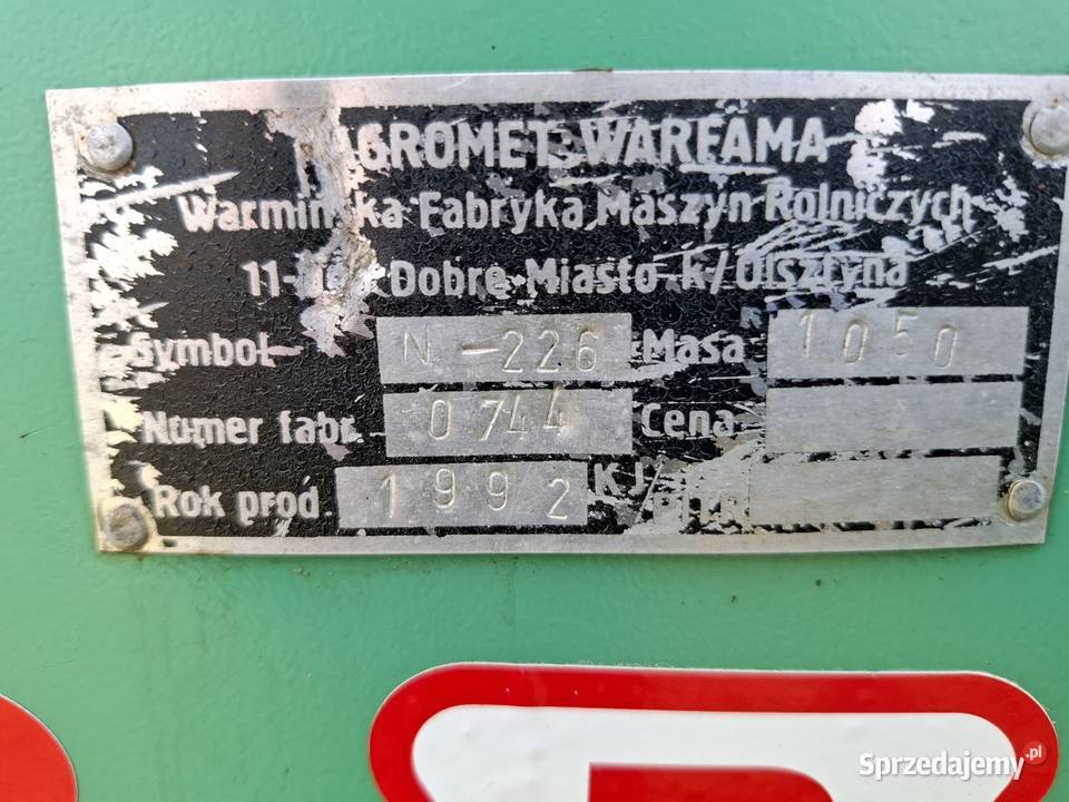 Rozrzutnik obornika 25t Warfama NOWY Radom