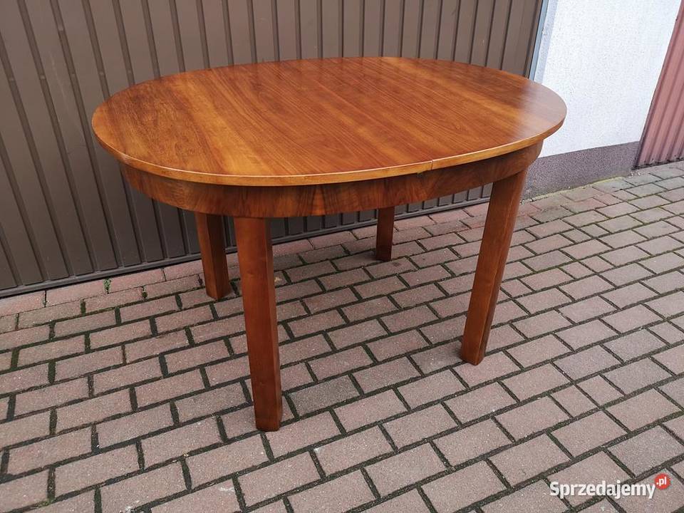 Stół ArtDeco Orzech Zgrabny Stary Antyk Swarzędz