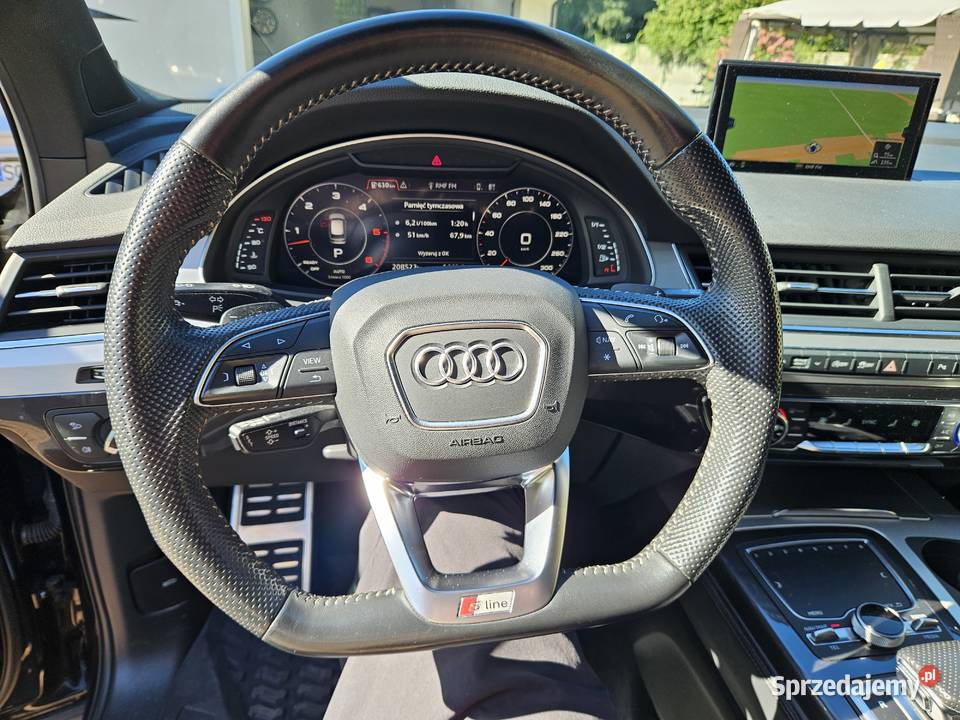 Audi Q7 II 30 50 TDI QUATTRO 7 osobowy Krajowy Q7 śląskie Czarny Las