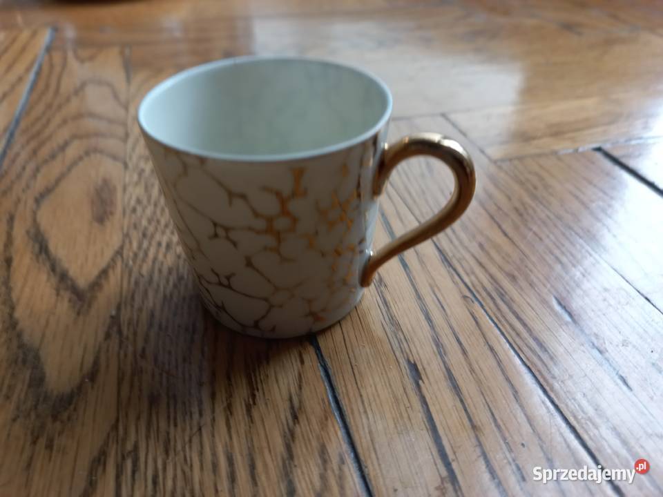 porcelana śliczny mini kubeczek KPM Germany Piastów