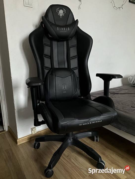 Fotel gamingowy Diablo xray XL czarnoszary gift Fotele i krzesła obrotowe Warszawa