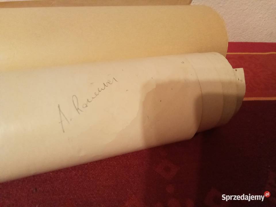 Andrzej Rosiewicz plakat z dedykacją i Warszawa