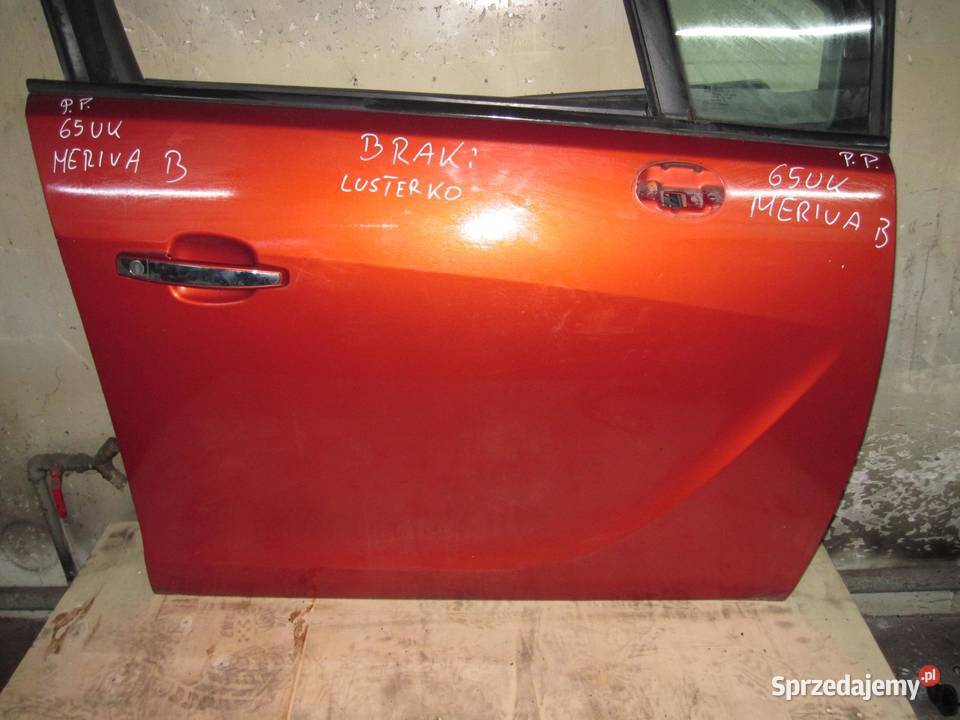 OPEL MERIVA B 12r drzwi prawe przód