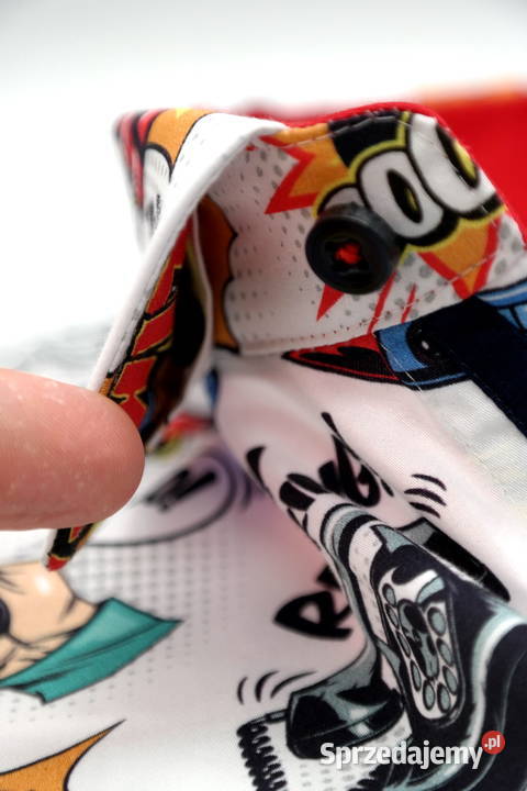 DANIEL BESSI Koszula Męska Fb042 Biała KOMIKS Ostrów Wielkopolski