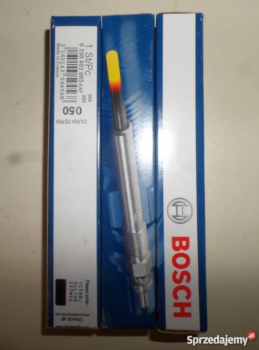 Nowe świece żarowe Bosch 0 250 402 005 EAF Układ paliwowy Mszczonów