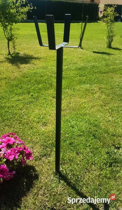 Kwietnik Stojak Ogrodowy Metalowy Na Kwiaty Chybie