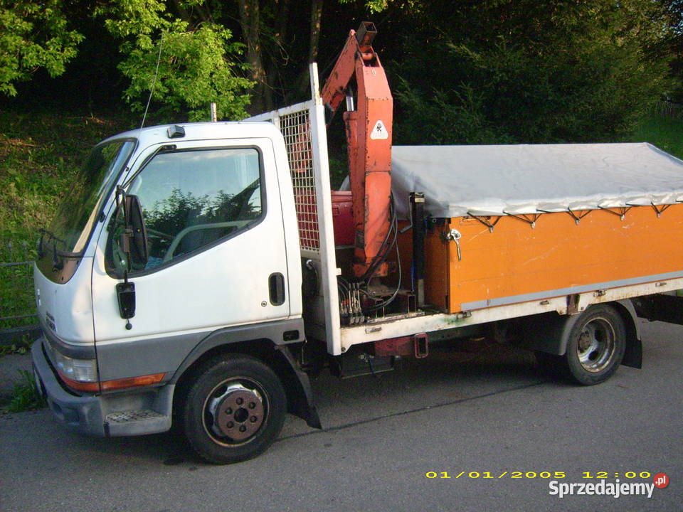 Mitsubishi Canter 35 Tony z hadeesem dzwigem 3000cm3 kujawsko-pomorskie Wąbrzeźno