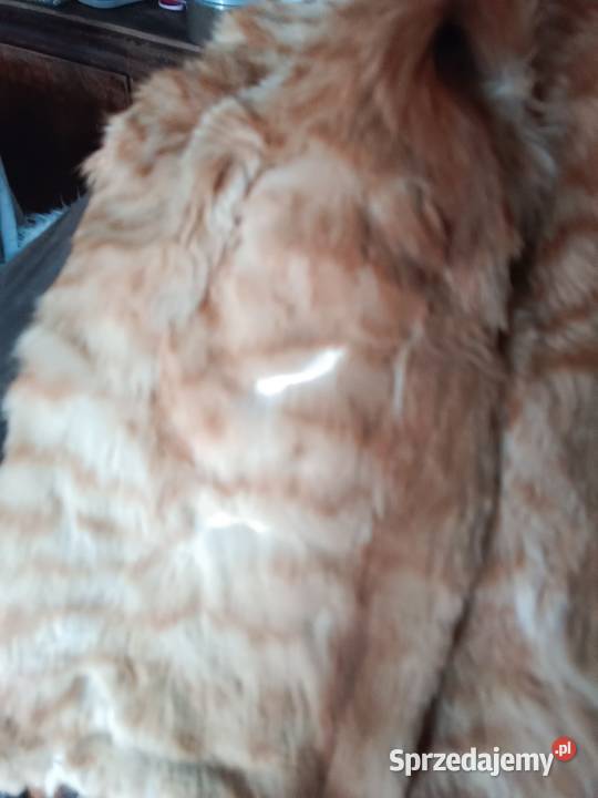 Futro naturalne rude r44 Kurtki i płaszcze mazowieckie Karczew sprzedam