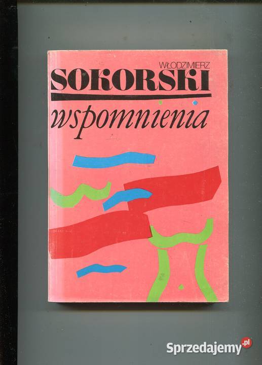 Wspomnienia Włodzimierz Sokorski sprzedam