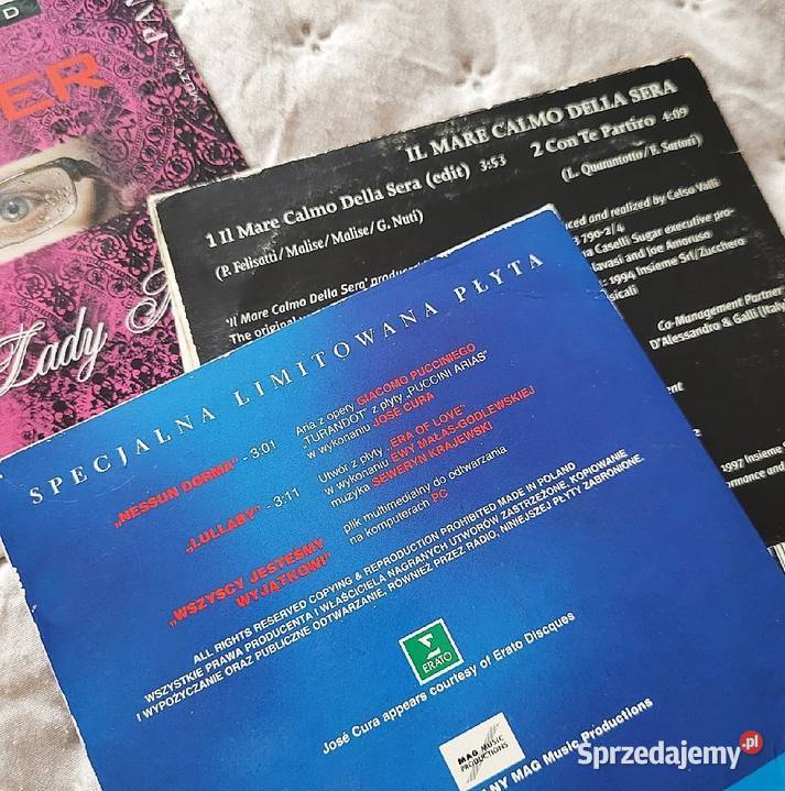 Jose Cura Bocelli Możdżer Preisner 4 płyty CD w
