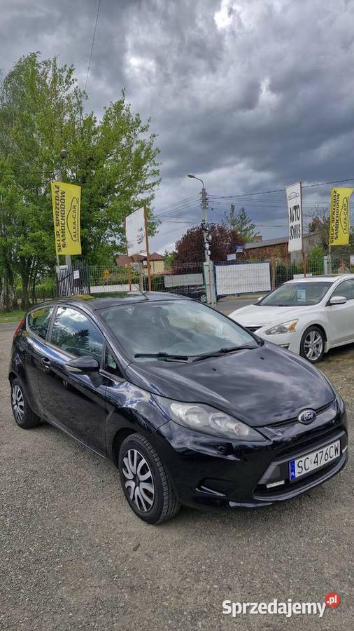 Ford Fiesta 14 TDCi 2009 r 252 3drzwiowy granatowy Częstochowa