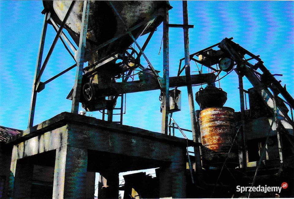 Podajnik ślimakowy cementu z wagą i zbiornikiem lubuskie