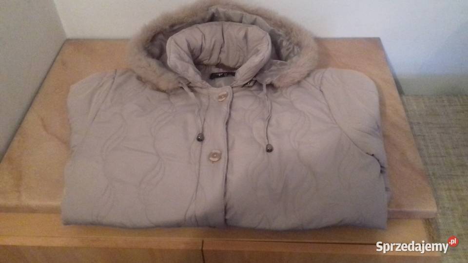 Kurtka damska z kapturem beżowa do sprzedania brązowy/beżowy Kraków